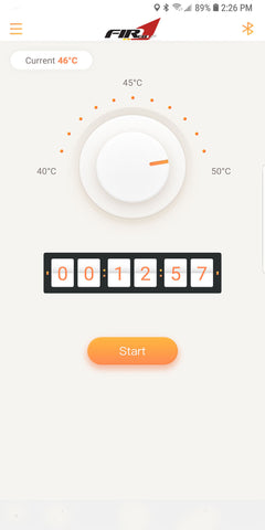 Fired Up Temperature Control for Android Devices